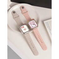 KT Pattern Pump Strap + Diamond Case Set Can Be Used With Smart Watch 11 10 9 8 7 Ultra 1 2 Ultra5X 
