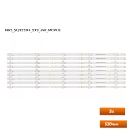 9pcs/set led backlight strip for assembling 55 inch LCD JL.D55051330-031CS-M_V02 55D3 compatible wit