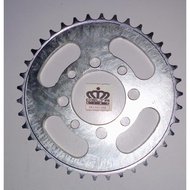 K-38 Motorcycle Sprocket 428 Rear Silver Heavy Duty for Kriss / Suzuki 428-38