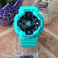 [Original] Casio BA-111-3A Women Baby-G Tiffany Resin Strap Analog Digital Watch
