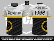 Full sublimation Fraternity t shirt TRISKELION 1968
