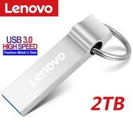 Lenovo 2TB Metal USB 3.0 Original U Disk Flash Drives High Speed Pendrive 1TB Portable USB Memory Drive Accessory TYPE-C Adapter