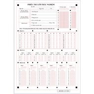 (NEW) 100 Multiple Choice Exam Sheets High School app QM2025 - WITH POINTS - Latest model, 8 title b