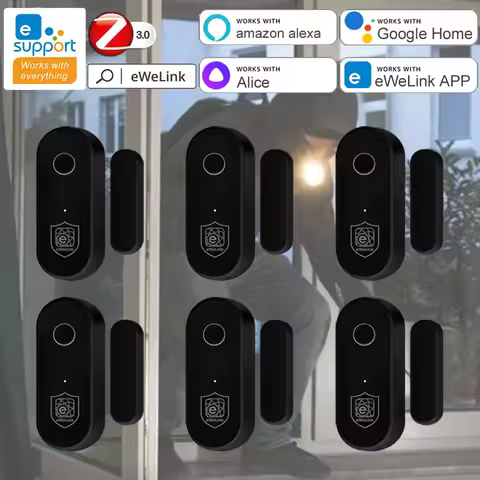 eWeLink Door Open Closed Sensor Window Detector Security Burglar Smart Linkage Work With eWeLink Gat