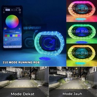 Projector Biled Matrix 3 INCH APP Projector Matrix X1 LED RGB APP Matrix X1 Biled Epicracing Can PIW