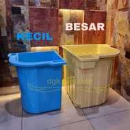 Bak Air Mandi Sudut Oval Kamar Mandi PVC Plastik Warna Tempat Sabun