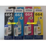 [ORIGINAL] Epson 664 ink 70 ml (Black, Cyan, Magenta & Yellow)
