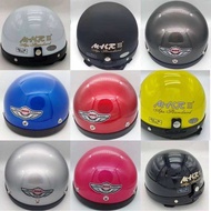 100% ORIGINAL MHR III STENG KURA KURA HALF CUT HELMET BOGO VISOR TINTED BLACK HELMET TOPI KELEDAR JP