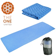 【The One】莫蘭迪加厚防滑瑜珈鋪巾 贈收納袋(四色任選)/ 藍色