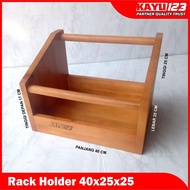 Aesthetic Multifunctional Multipurpose Wooden Bookshelf - RAK013