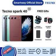 TECNO SPARK 40 5G (16GB*(8+8)RAM + 256GB ROM) 6.75" Display l Dimensity 6400 5G+ l 6000mAH Battery