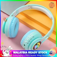 Wireless Blutooth Headphone Q9 Cat Headphone with LED Light Support TF / Aux / Bluetooth Headset For