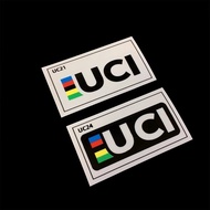 UCI World Bicycle League LOGO Sticker Road Bike Mountain Bike Sticker Bicycle Frame Front Fork Helme
