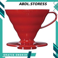 Hario V60 Plastic Dripper 02 V60 Red (VD-02R)