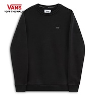 VANS COMFYCUSH CREW FLEECE - BLACK เสื้อ เสื้อแขนยาว ชาย หญิง