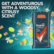 Adventure Invisible Stick Anti-Perspirant & Deodorant by Degree for Men - 2.7 oz Deodorant Stick