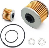 Oil Filter Change Kit Fit for Honda Pioneer 1000 2016-2020 Oil Air Filter Replace 15412-MGS-D21 Oil 