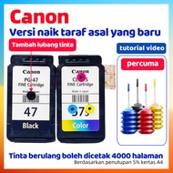 INK CARTRIDGE CANON PG 47 CL 57 CL57s INK CARTRIDGE CANON PIXMA E410 E400 E460 E480 E470 E3170 E4270
