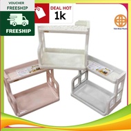 Kitchen shelf, 2-tier spice shelf, high quality 5566 5566 (genuine Viet Nhat)