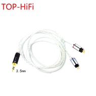 TOP-HiFi  2.5 3.5 4.4mm Balanced 0.78mm 2Pin Earphone Cable For W4r UM3x 1964 Heir 10.A IEM8.0 IEM10.0 KZ zs5/zs3