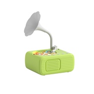 Kids Gramophone Toy with 96 Cards Early Education Children Phonograph Story Music Player Recorder Mu