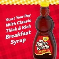 Mrs. Butterworth's Thick & Rich Pancake Syrup – Maple Flavored Syrup 24 fl oz - USA Origin