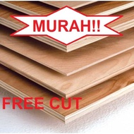 Plywood Papan 3mm 5mm 9mm 12mm 15mm 18mm (CUT TO SIZE) custom cut