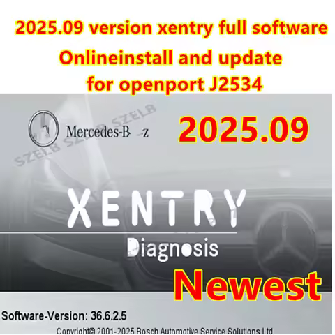 2025.09 xentry full software wih Openport 2.0 ECU Chip Tuning Tool for Benz diagnosis software full 
