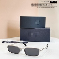 PRA ** Little Red Book European American Style ins Fashion Men Women Sunglasses Metal Trend Narrow S