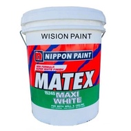 18L NIPPON  PAINT MATEX MAXI WHITE FOR WALL AND CELING PAINT