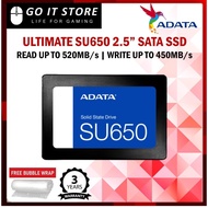 ADATA ULTIMATE SU650 240GB / 256GB / 480GB / 512GB / 960GB  2.5'' Solid State Drive Internal SSD