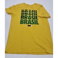 Yellow Brazil Country art t-shirt