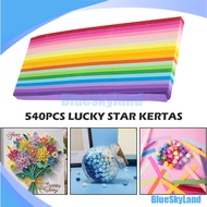 540 pcs Origami Paper Star Color Origami Star Paper Star Motif Craft Crafting Stuff Diy Star Paper