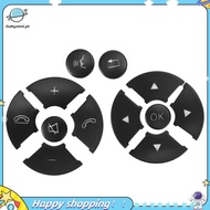 【ouwym9al】Car Steering Wheel Button Switch Trim Cover Sticker for   C E S Class W204 W212 W221  X204