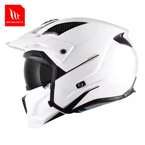 Modular Motorcycle Helmet MT Streetfighter SV Solid Motocross Helmets Motorcycles Matt/Gloss with AB