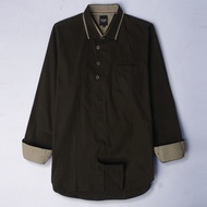 KATUN KEMEJA DGM Workshirt Premium 30s Twill Cotton Work Shirt Long Sleeve Bobok Pocket Men's Shirt 