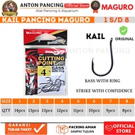 Mata Kail Pancing Maguro Bass Cutting Point with Ring No 1 2 3 4 5 6 7 8 9