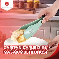 KS Multifunctional Kitchen Cooking Tongs Plastic Food Tongs Kitchen