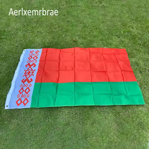 aerlxemrbrae flag 90*150cm Hanging Belarus National Flag Office/Activity/parade/Festival Belarus fla