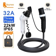 Feyree Portable EV Charger Cable Type 2 Male Plug to GB/T Car Plug Electric Vehicle Cord 3.5/7/11/2