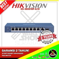 Hikvision DS-3E0510P-E/M 8 Port Gigabit Unmanaged POE Switch