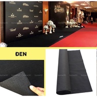 Black event felt carpet Combo 10m2 (2*5m) for durable and beautiful event stages.