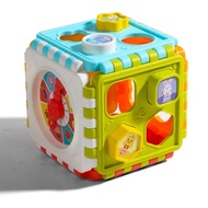 0-3 Years Old Baby Educational Building Blocks 6-sided Cube 6 Number Geometric Shape Recognition Toys For Boys Girls