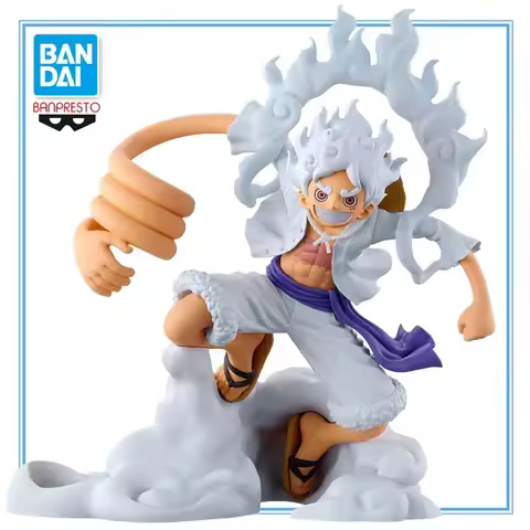 In Stock BANDAI BANPRESTO ONE PIECE Figlife GEAR 5 LUFFY NIKA NIKAMAN Helios Anime Figures Action Mo