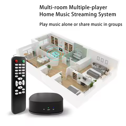 WiFi Audio Decoder Player Network Streaming Media Decoder Music Optical Fiber Bluetooth DLNA Receive