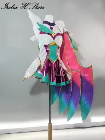 Irelia H Store Custom made Xayah from LOL Star Guardian Xayah Cosplay Costume for women Game dress f