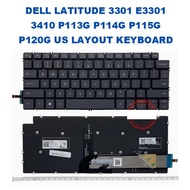 DELL LATITUDE 3301 E3301 3410 P113G P114G P115G P120G US LAYOUT KEYBOARD