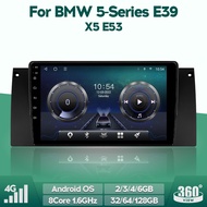 WeBetter TopNavi 9inch 8Core IPS Full Touch Android Car Radio Player For BMW 5 Series E39 BMW X5 E53