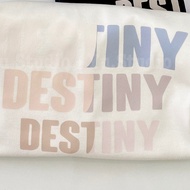 Áo thun 3158 form rộng chất cotton khô mẫu DESTINY