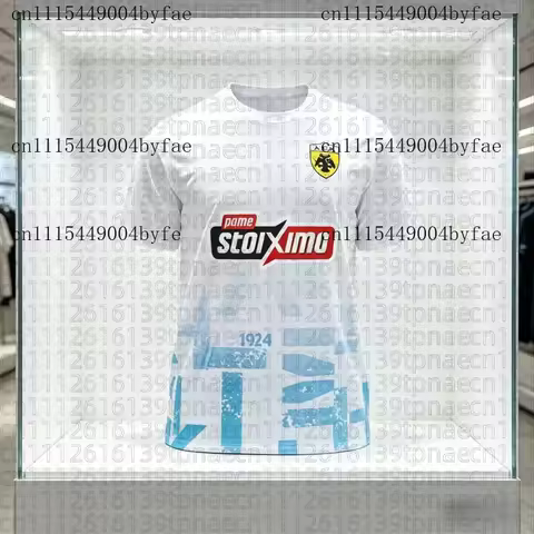 2026 New AEK Athens Football Jersey T-shirt Greece Adult Men's Football Sports T-shirt Kids Special